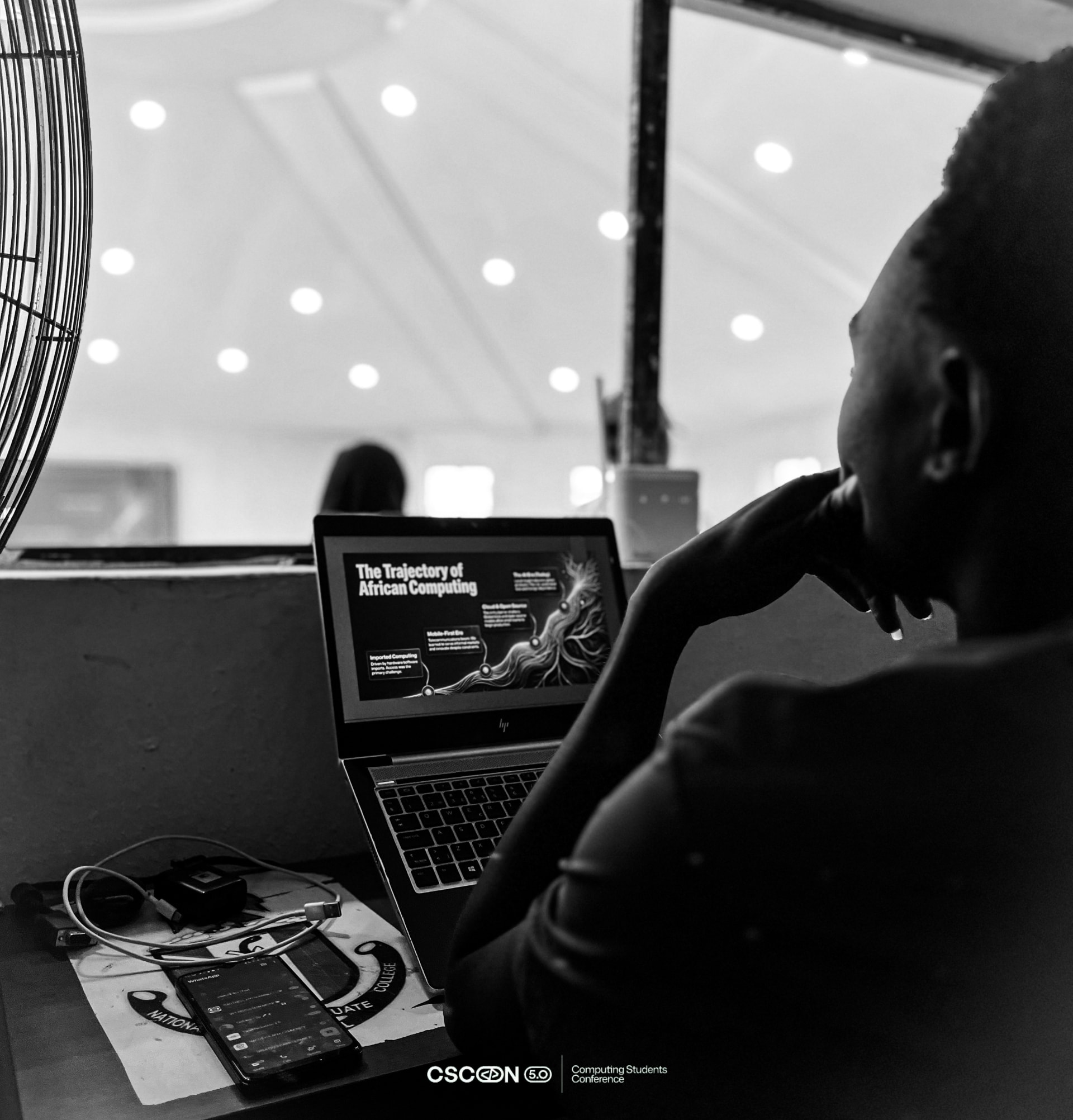 pretending to focus